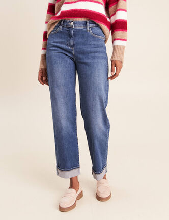 Pantalon magique l'unique denim double stone femme
