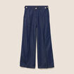 Pantalon denim brut femme