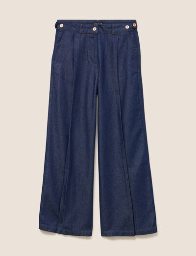 Pantalon denim brut femme