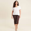 T-shirt manches courtes blanc femme