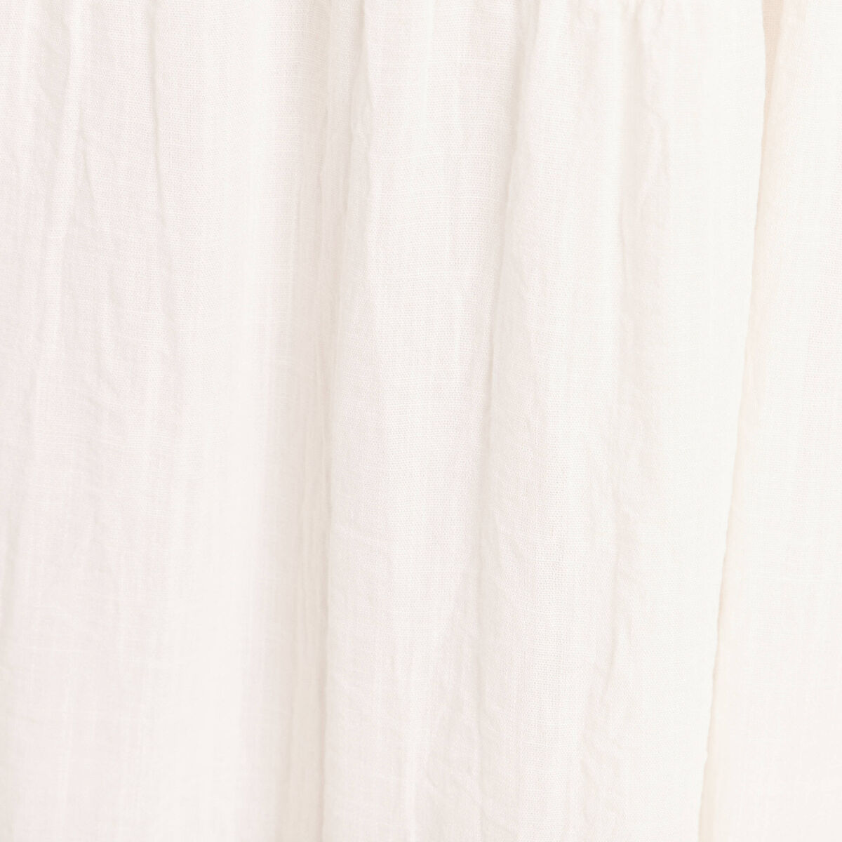 Robe longue &eacute;vas&eacute;e &agrave; fines bretelles ecru femme