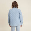 Surchemise manches longues denim double stone femme