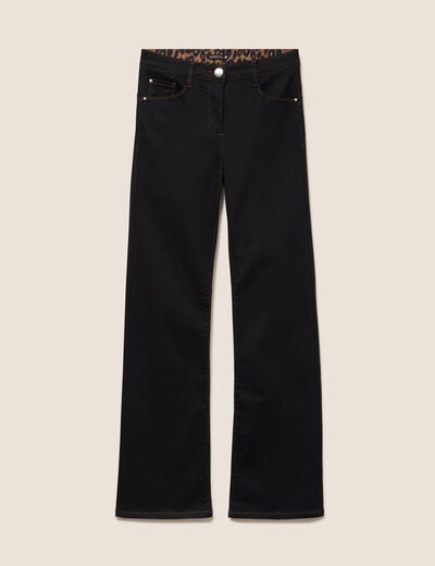 Jean magique L'Unique coupe bootcut denim noir femme
