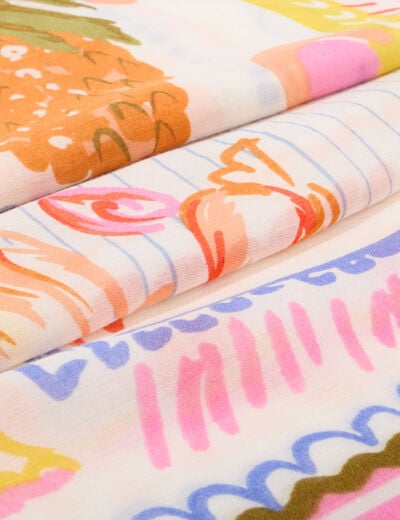 Foulard multicolore femme