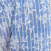 Short large taille haute bleu clair femme