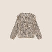 T-shirt manches longues beige femme