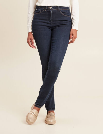 Jeans chaud magique denim brut femme