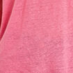 T-shirt manches courtes rose fushia femme