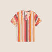 T-shirt manches courtes rose cerise femme