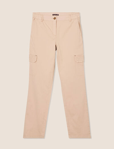 Pantalon jogpant 7/8ème sable femme