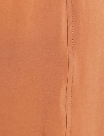 Pantalon bouffant beige femme