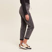 Jean coupe mom 7/8&egrave;me denim gris femme