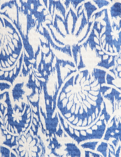 T-shirt manches courtes bleu femme