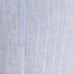 Pantalon large taille haute bleu femme