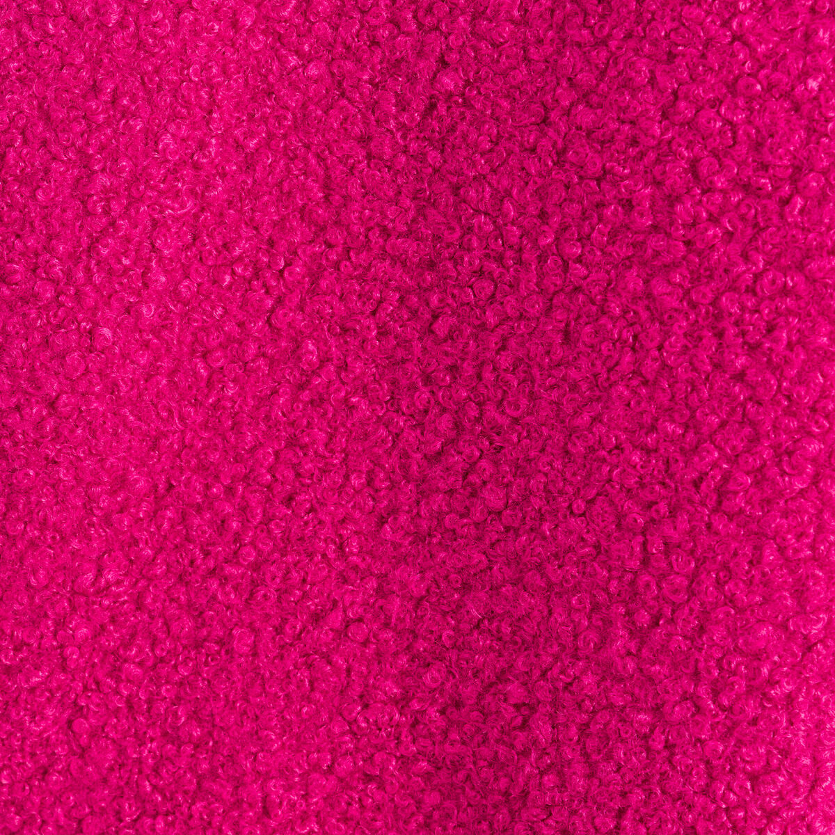 Gilet sans manches bouclette poches rose fushia femme