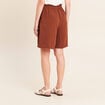 Bermuda marron femme