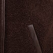 Gilet sans manches sans col marron foncé femme