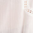 Blouse manches 3/4 ecru femme
