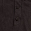 Pantalon aspect daim noir femme