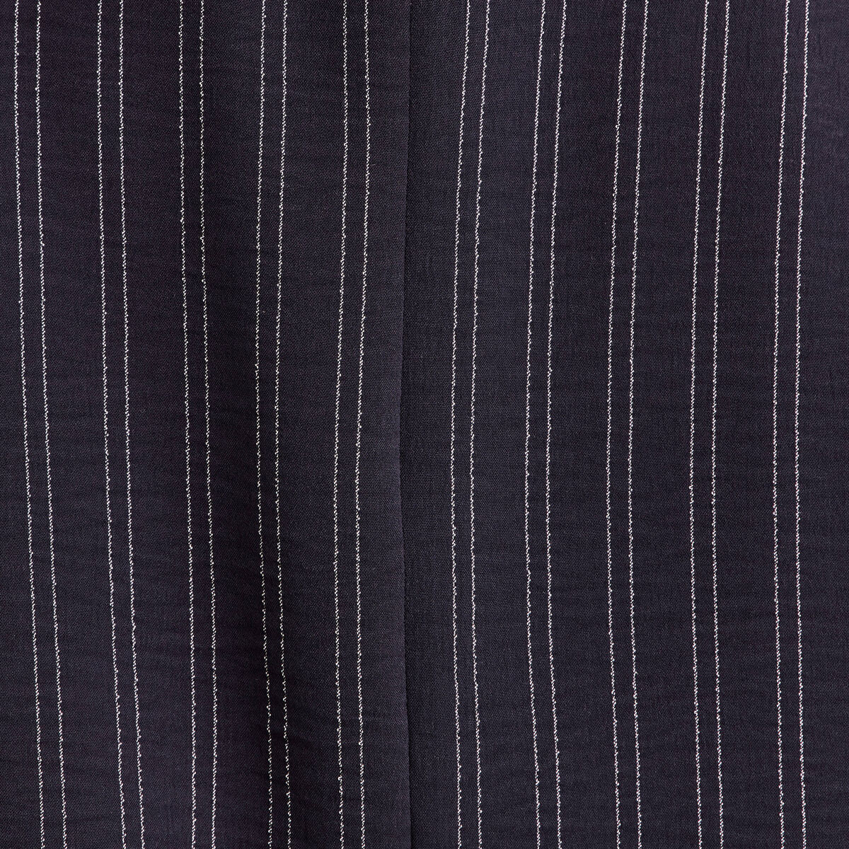 Veste longue droite col tailleur bleu femme