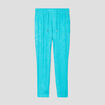Pantalon flou fluide vert femme