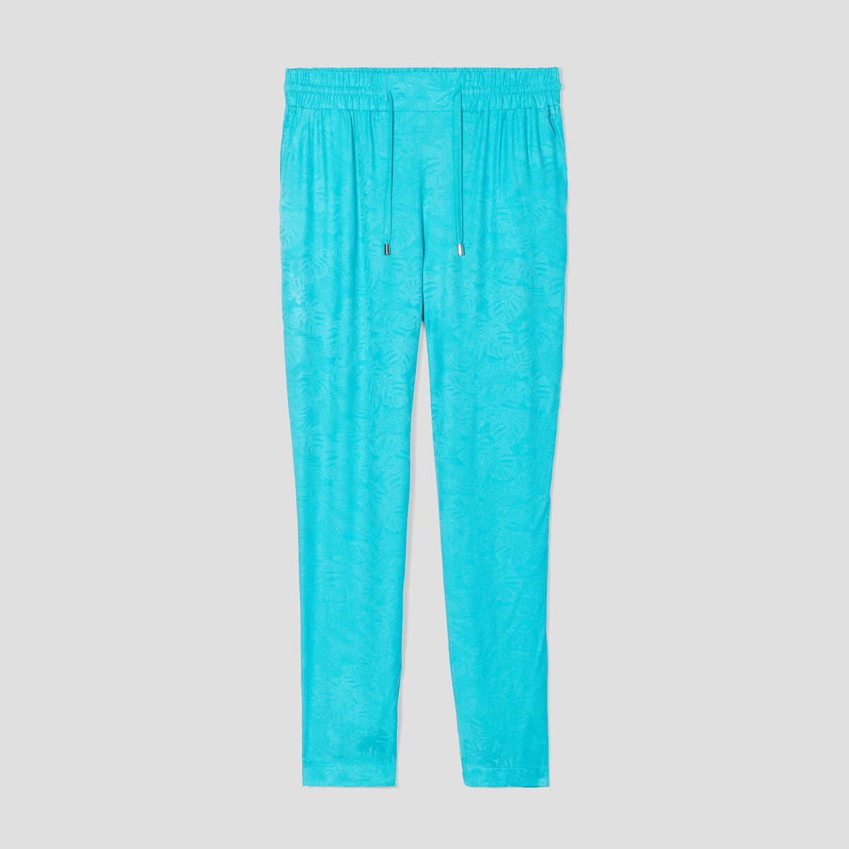 Pantalon flou fluide vert femme