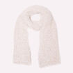 Lot bonnet et écharpe ecru femme