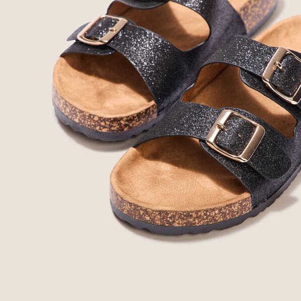 mules a paillettes noir femme Mules à paillettes noir femme