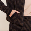 Veste bomber zippée noir femme