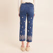 Pantalon magique Le L&eacute;ger coupe droite bleu femme