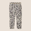 Pantalon coupe chino en lin blanc femme