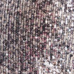 Veste zipp&eacute;e sequins gris argent femme