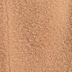 Manteau droit effet mouton beige femme