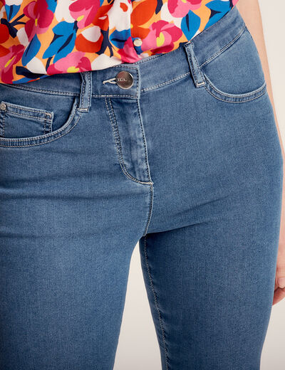Bermuda magique le Léger denim bleach femme