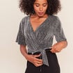 Combinaison gris argent femme