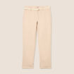Pantalon flou ceinturé sable femme