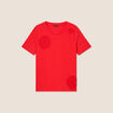 T-shirt manches courtes rouge femme