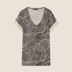 T-shirt manches courtes noir femme
