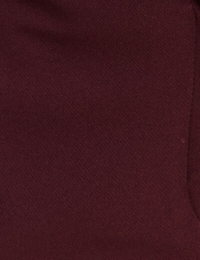 Pantalon bordeaux femme