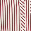 Chemise ample manches 3/4 marron femme