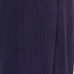 Pantalon large taille haute fluide bleu marine femme
