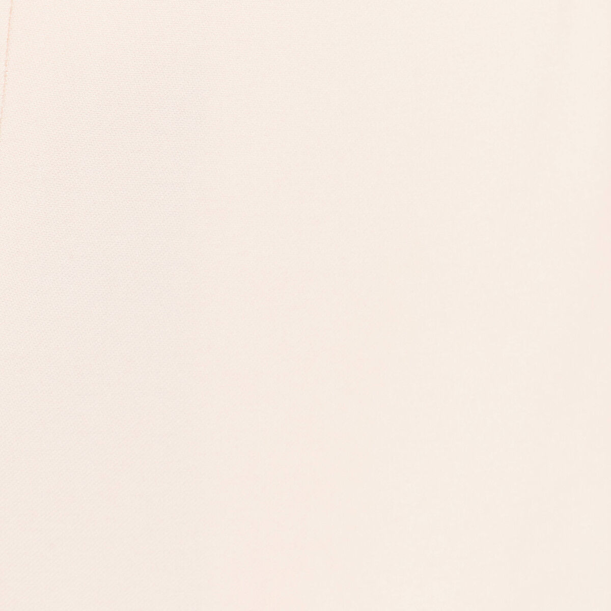 Pantalon large taille haute creme femme
