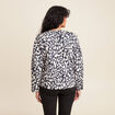 Doudoune sans col doublée noir femme