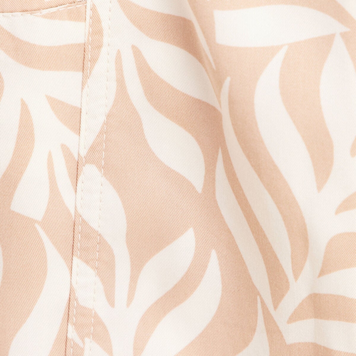 Robe droite zipp&eacute;e beige femme