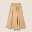 Jupe beige femme