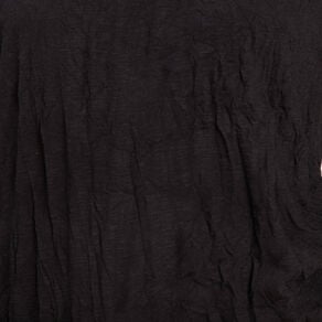 top droit col v manches longues noir femme Top droit col V manches longues noir femme