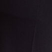 Pantalon coupe large &agrave; pinces bleu fonc&eacute; femme