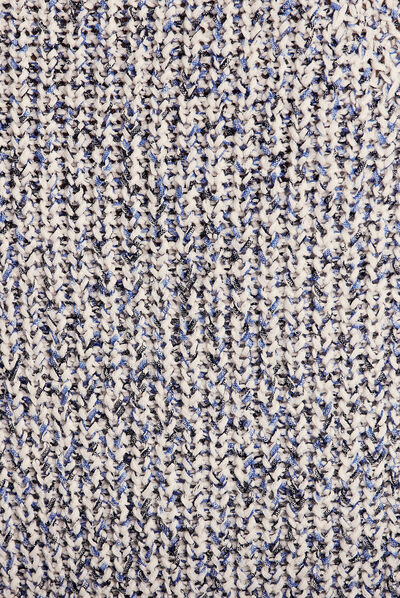 Gilet manches longues bleu femme