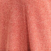 T-shirt col chemise manches 3/4 vieux rose femme