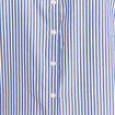 Chemise manches longues brod&eacute;e bleu femme
